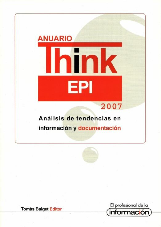 Anuario ThinkEPI 2007 - Portada